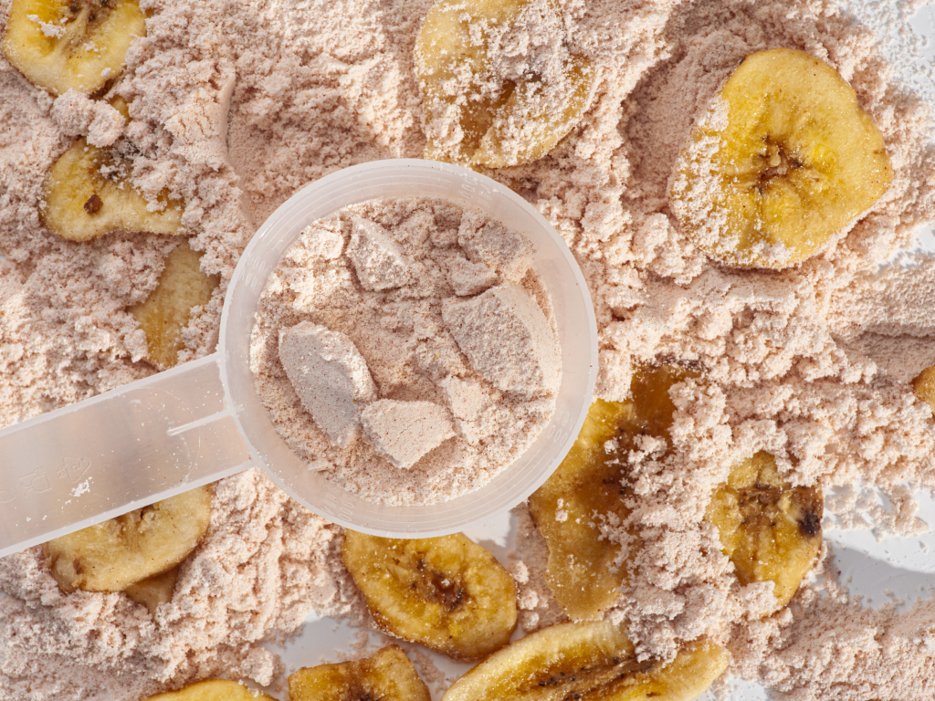 Protein, Čokoláda a banán, makro_1024x768 px